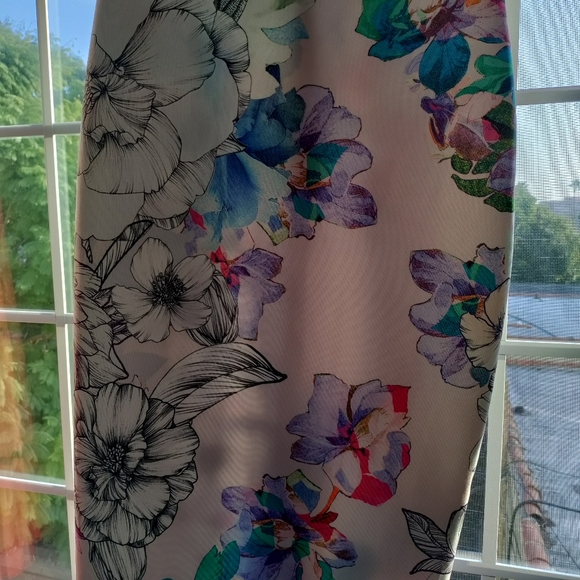 ASOS Floral Print Short Sleeve Dress size 10 - Picture 6 of 14